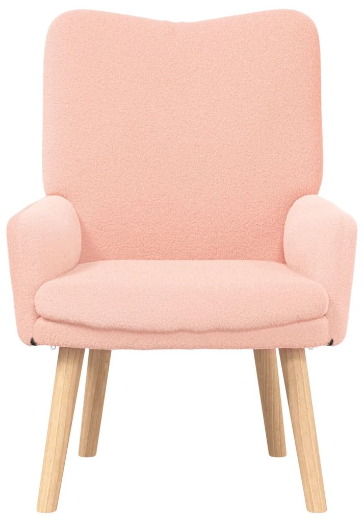 Cadeira Relaxante Rosa Tecido Curly