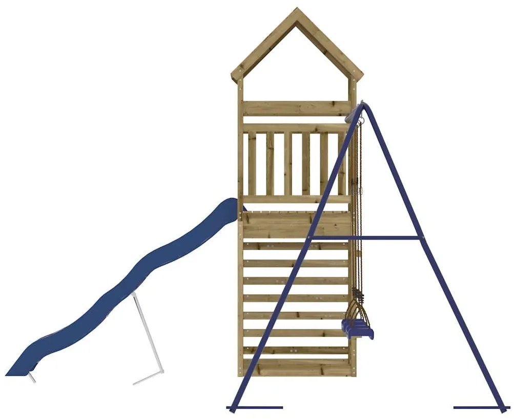 Conjunto de brincar para exterior madeira de pinho impregnada