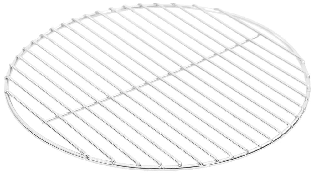 Grelha para churrasco redonda Ø37 cm aço inoxidável 304