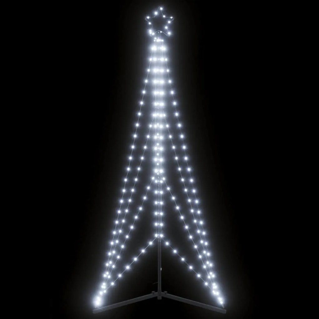 LED Árvore de Natal 363 LEDs Branco Frio 182 cm