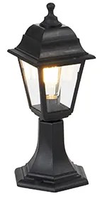 Poste clássico preto 44cm IP44 - CAPITAL Clássico / Antigo