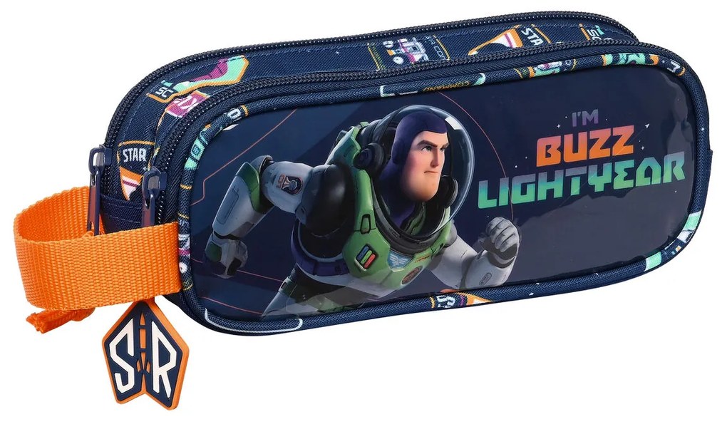 Malas para Tudo Duplas Buzz Lightyear Azul Marinho (21 X 8 X 6 cm)