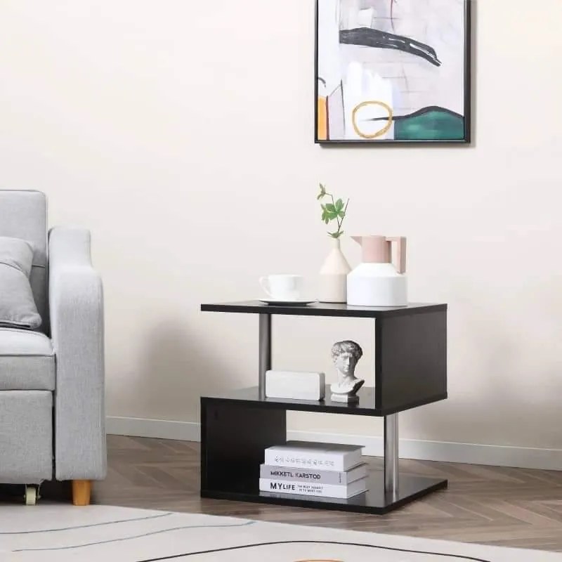 Mesa de Apoio Pietro - Preto - Design Moderno