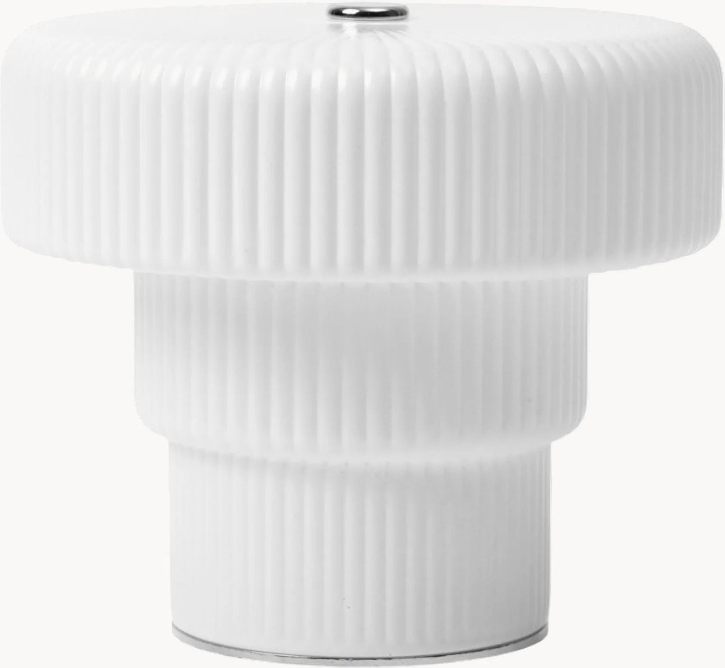 Candeeiro de mesa LED portátil e regulável artesanal Ripple
