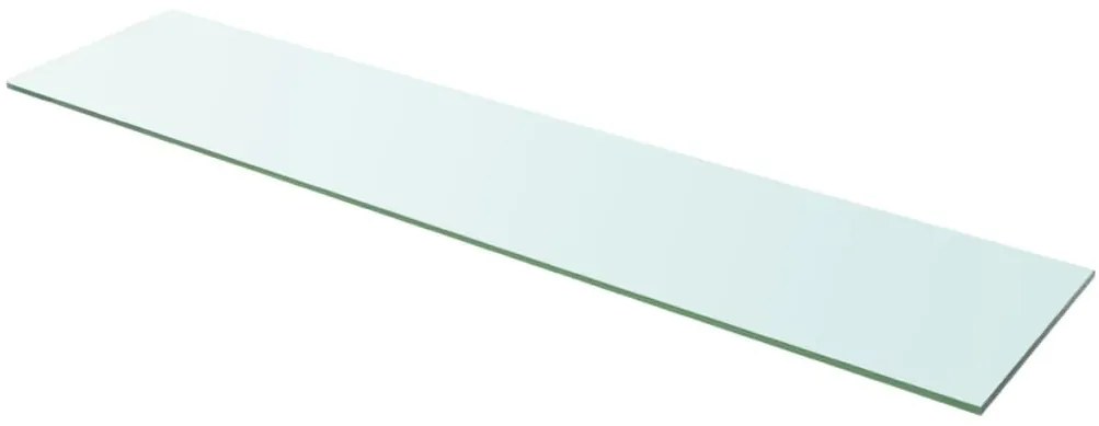Prateleira de vidro 110x25 cm transparente