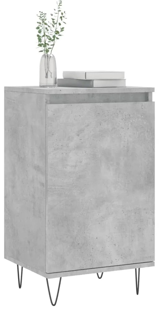 Aparadores 2 pcs 40x35x70 cm derivados de madeira cinza cimento