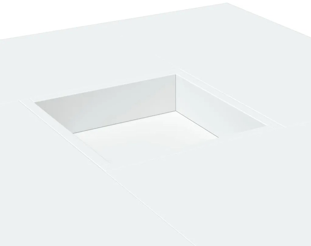 Mesa de centro 80x80x40 cm derivados de madeira branco