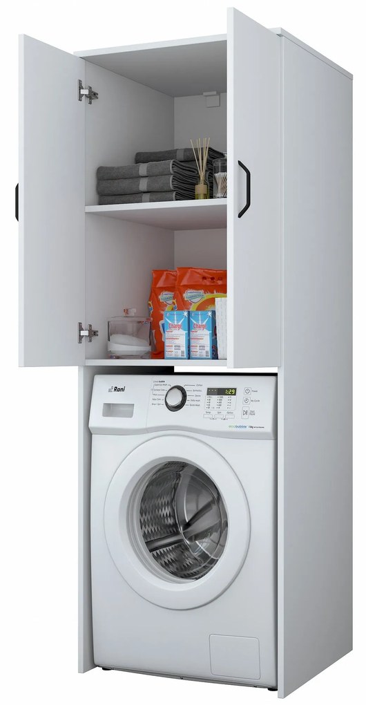 Armário para Máquina de Lavar KD110 – Branco – 65x181,8x62,5 cm