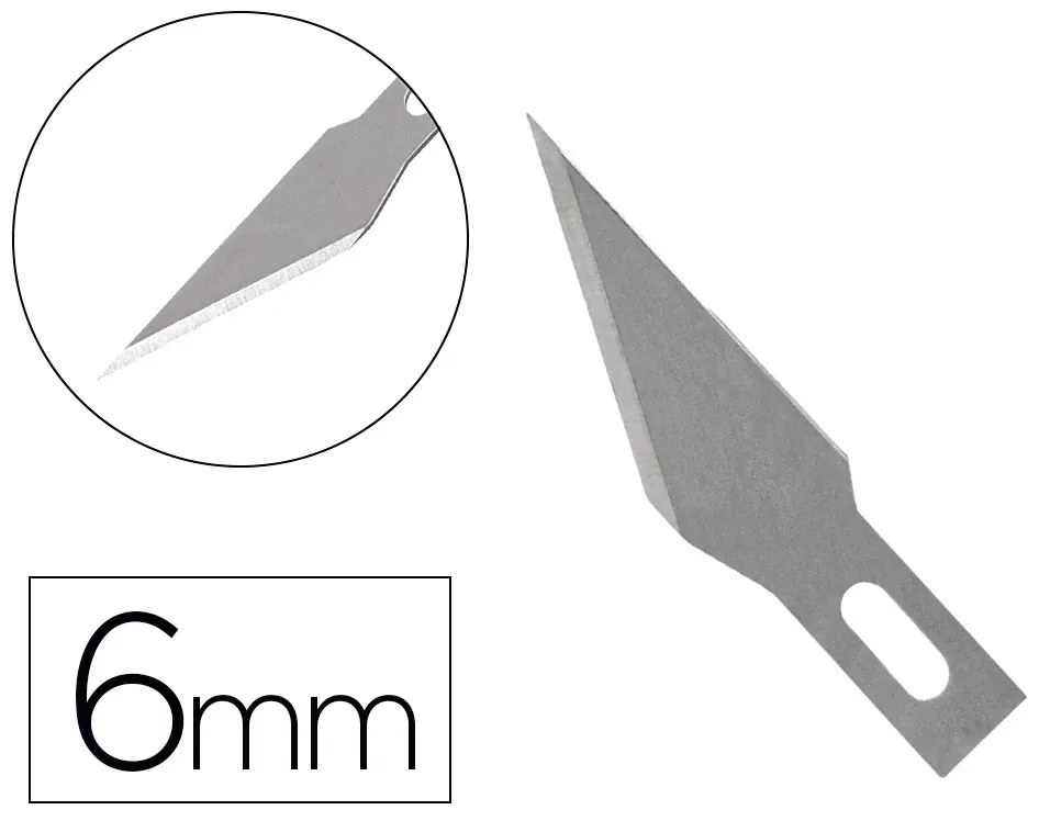 Recarga para Faca Q-Connect Kf00289 Blister de 5 Unidades