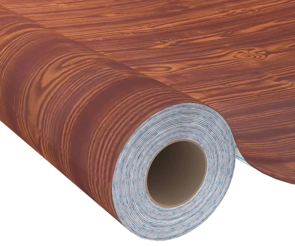 Autocolante para móveis 500x90 cm PVC cor madeira de acácia