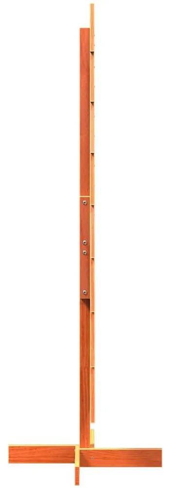 Árvore de Natal decorativa 150 cm pinho maciço castanho-mel