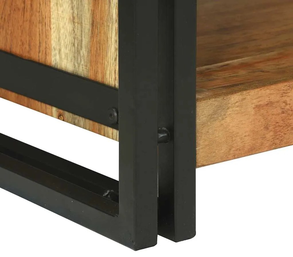Mesa de Café 120x50x38 cm Madeira Sólida de Acácia