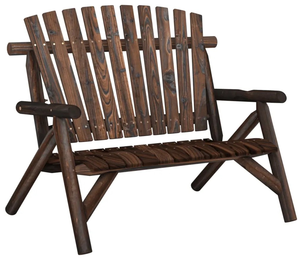 4 pcs conjunto lounge de jardim madeira de abeto maciça
