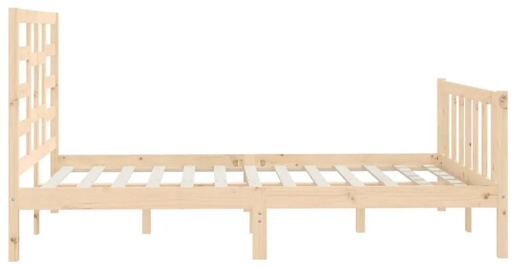 Cama sem colchão 160x200 cm madeira de pinho maciça
