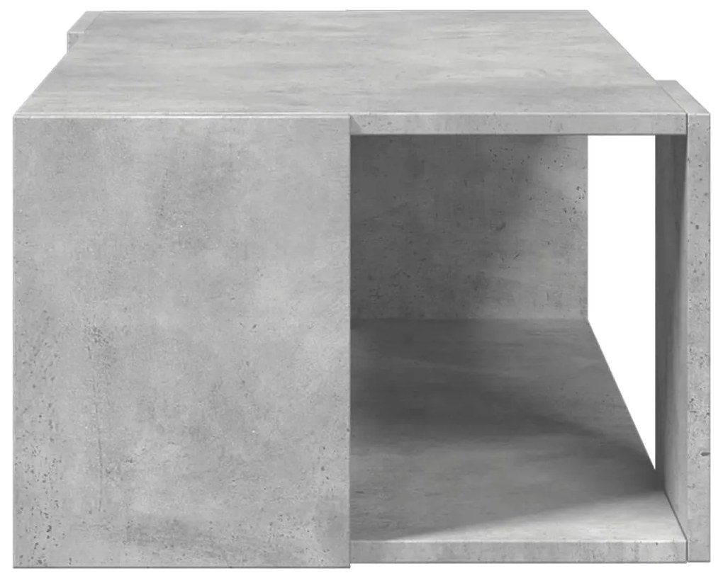 Mesa de centro 89,5x48x30 cm derivados de madeira cinza cimento