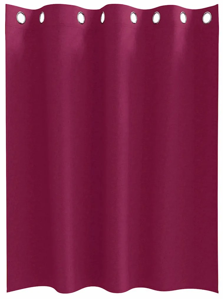 Cortinas 2 pcs Vinho Vermelho 140 x 140 cm Poliéster