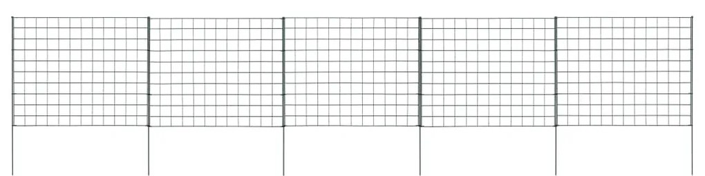 vidaXL Conjunto painéis de vedação para jardim 77,5x64 cm verde