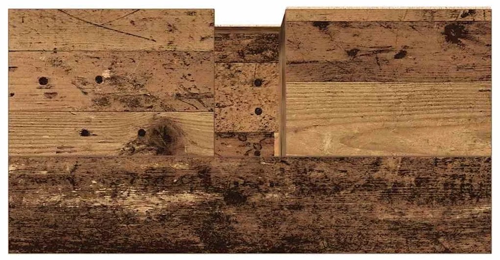 Armário lavatório WC 65x33x60cm derivados madeira madeira velha