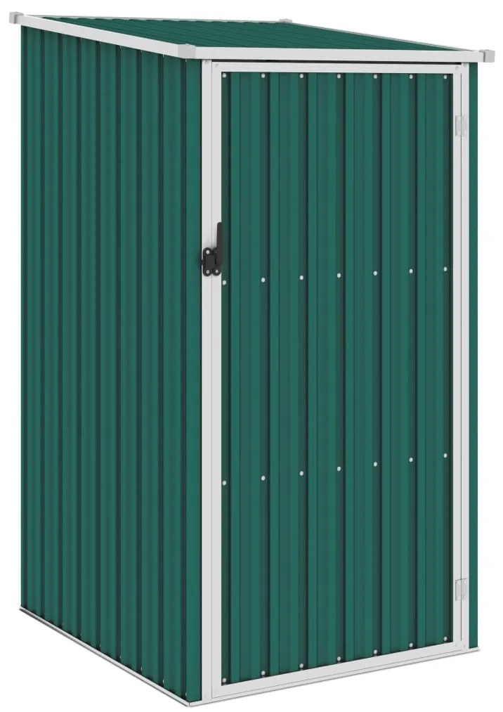 Abrigo de jardim 87x98x159 cm aço galvanizado verde
