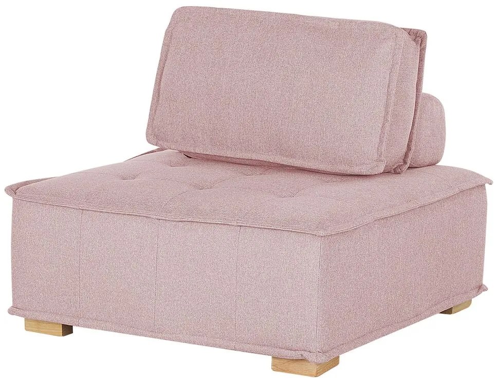 Sofá de canto modular para 4 pessoas em rosa TIBRO Beliani
