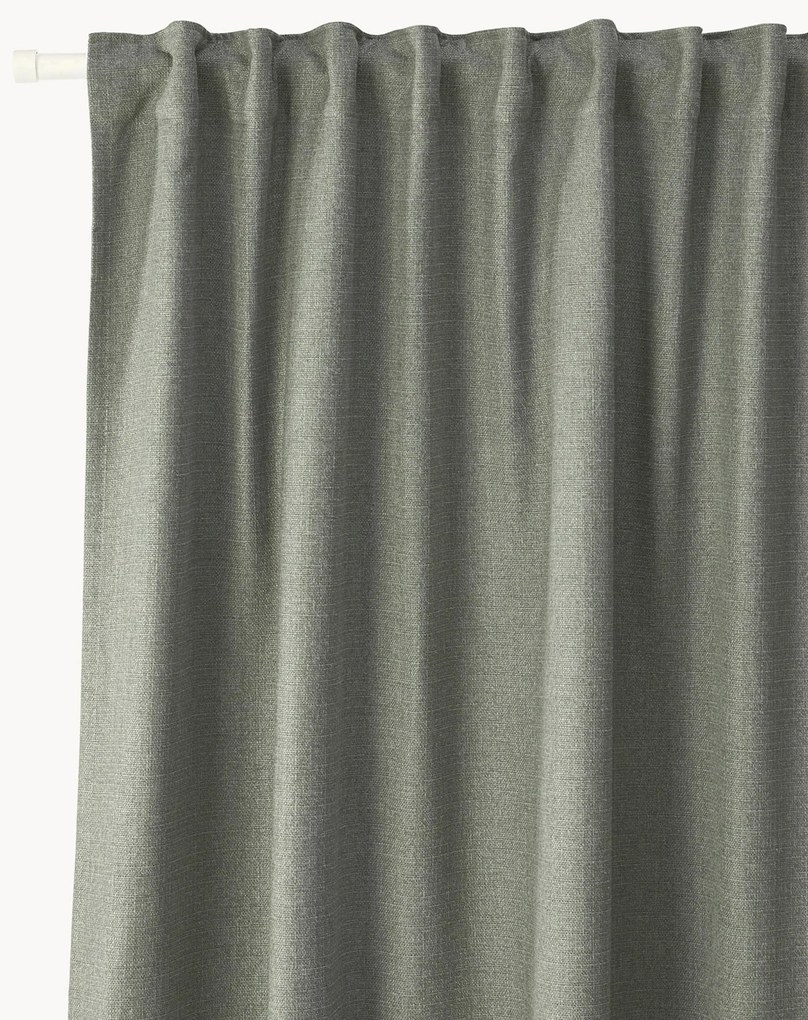 Cortinas opacas multi-banda Jensen, conjunto de 2, L 130 cm
