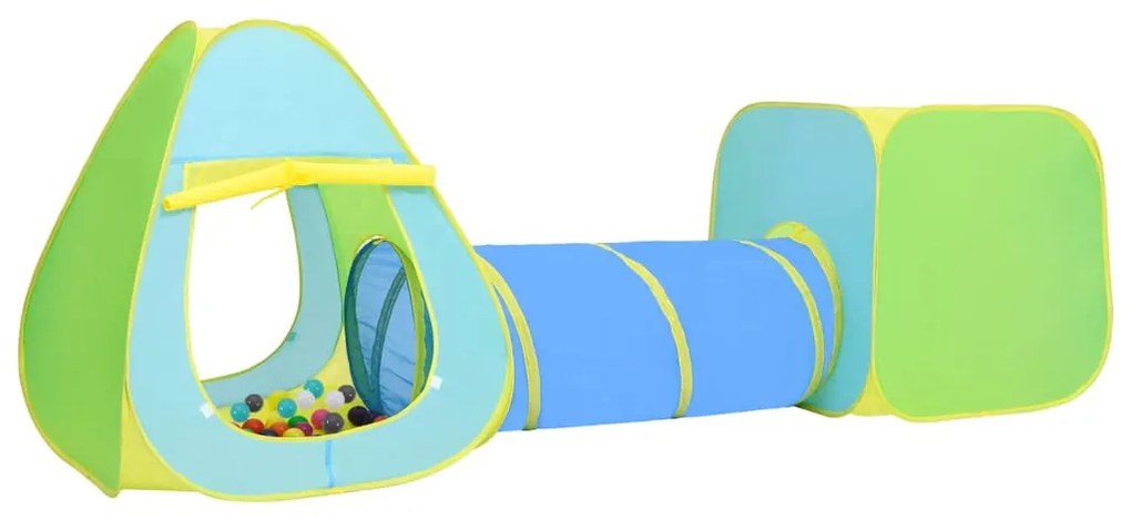 3107716 vidaXL Tenda de brincar infantil com 350 bolas multicolorido