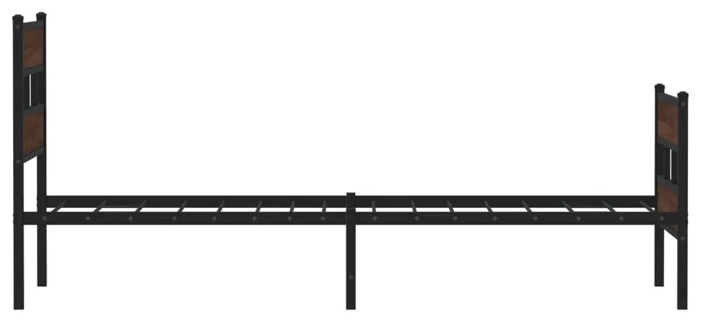 Cama sem colchão com cabeceira e pés 100x200 cm