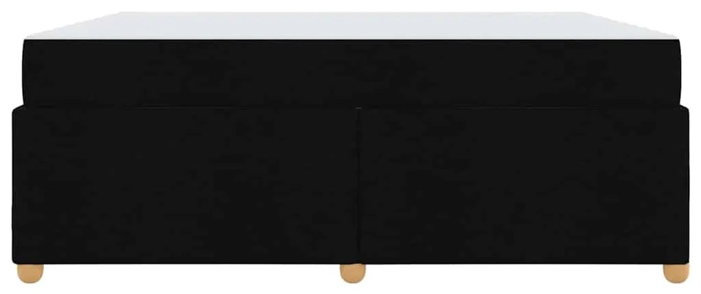 Estrutura de cama com colchão Outros Preto 180 x 200 cm tecido