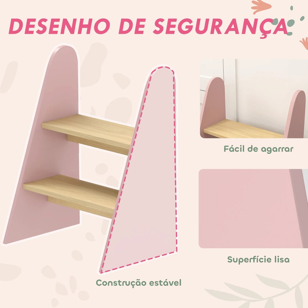 AIYAPLAY Banco para Crianças de 2 Degraus Torre de Aprendizagem Escada