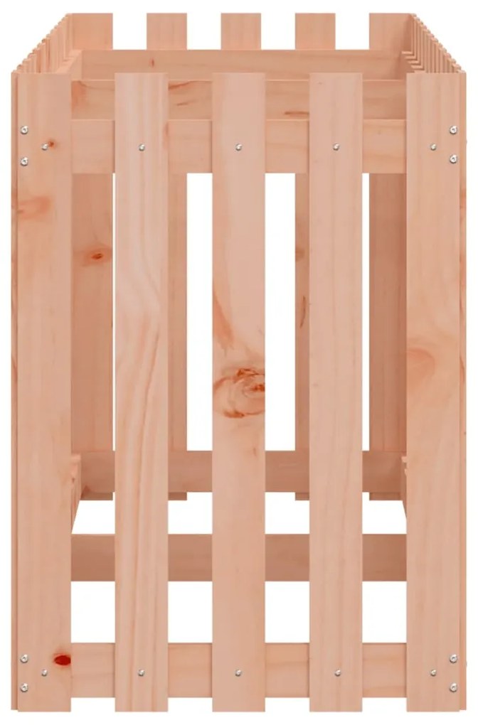 Canteiro elevado c/ design de cerca 150x50x70cm madeira douglas