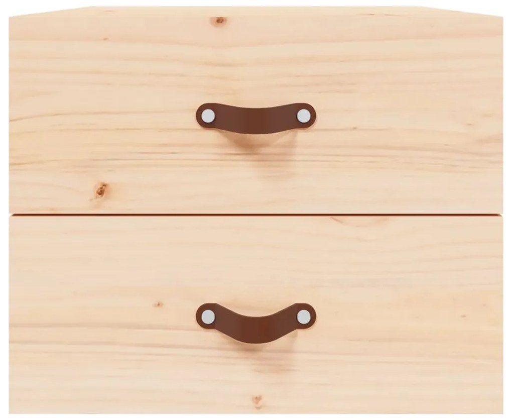 Mesa de cabeceira de parede 50x36x40 cm