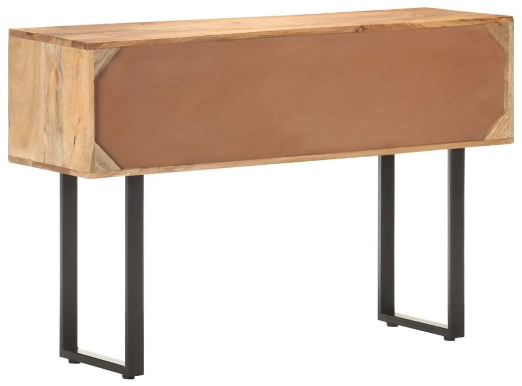 Aparador 116x35x75 cm madeira de mangueira maciça