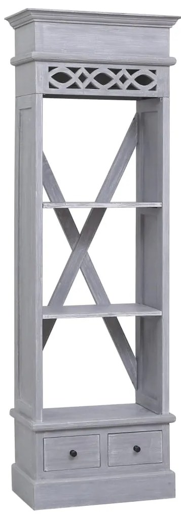 Aparador alto 60x30x175 cm mogno maciço