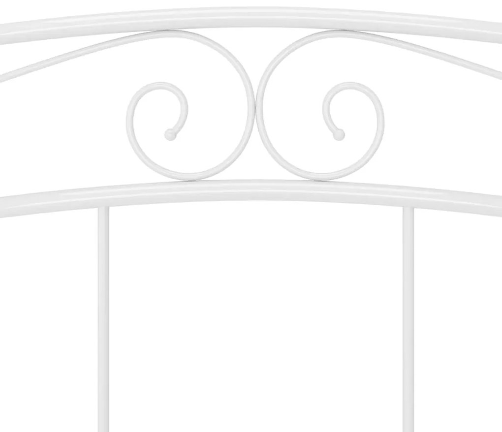Estrutura de cama 180x200 cm metal branco