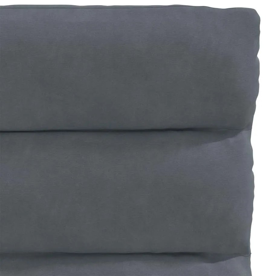 Cadeiras de jantar 6 pcs veludo cinzento-escuro