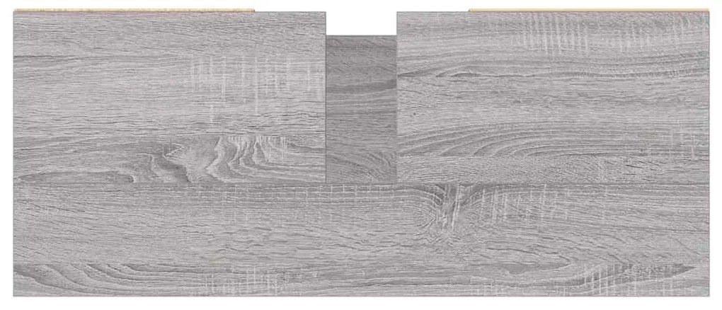 Armário de casa de banho 80x33x60 cm deriv.madeira cinza sonoma