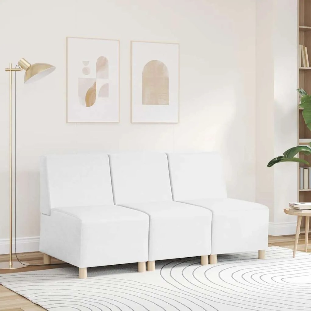 Poltrona 55 cm couro artificial branco