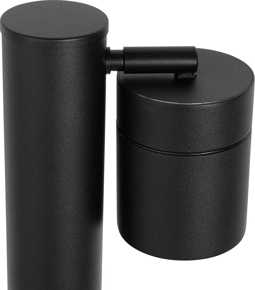 Candeeiro de pé para exterior preto 80 cm AR70 ajustável IP44 - Solo