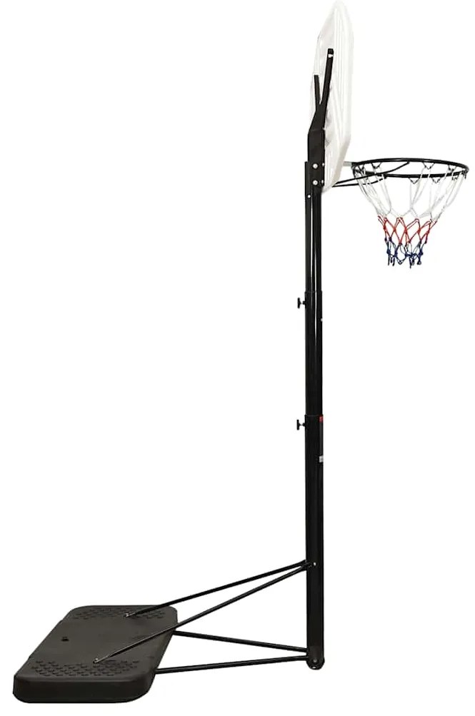 Tabela de basquetebol 258-363 cm polietileno branco
