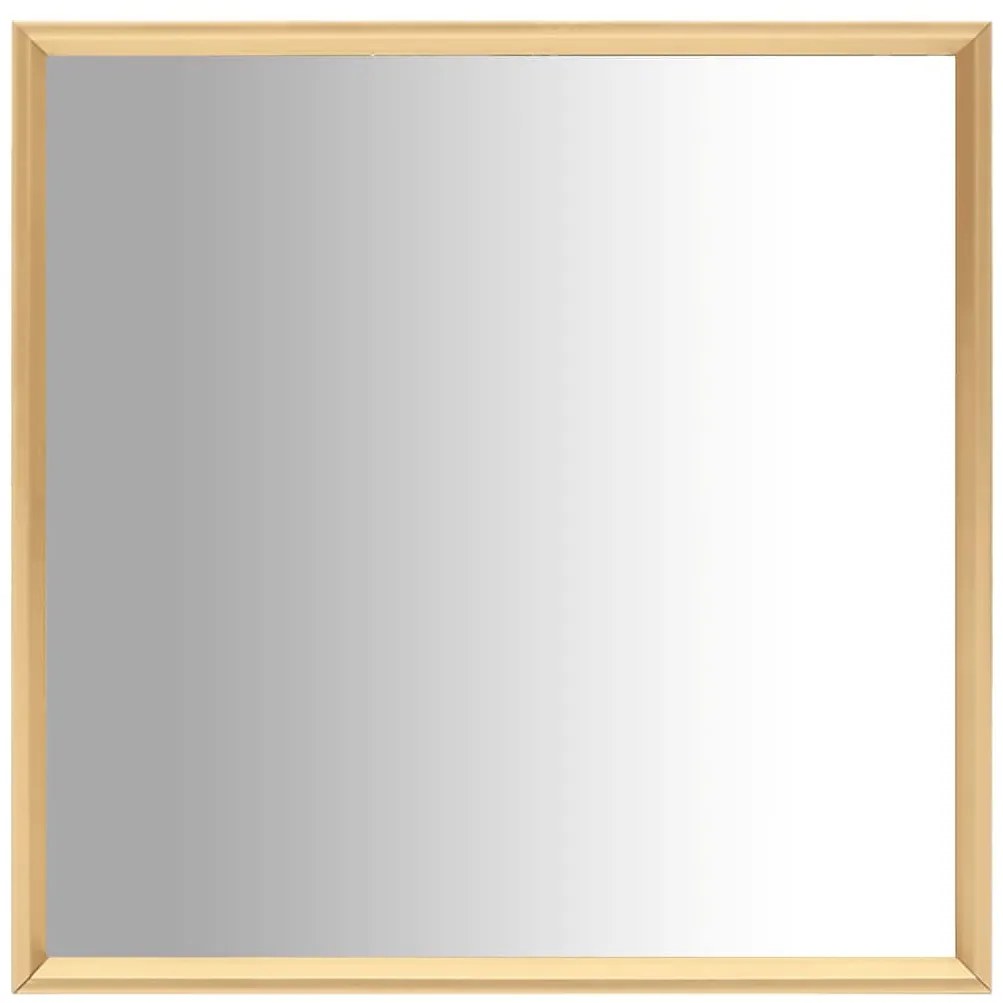 Espelho 40x40 cm dourado