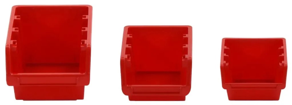 26pcs conjunto prateleiras de oficina 77x39cm PP vermelho/preto