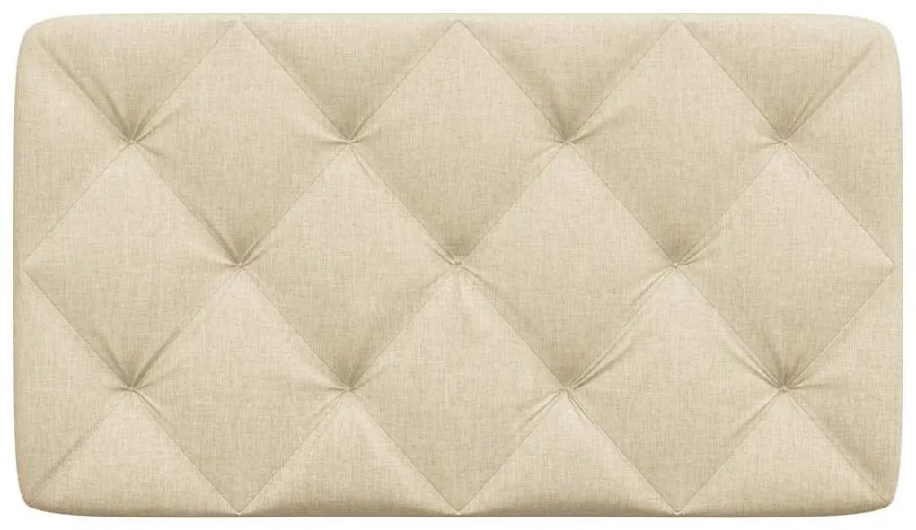 Almofadão de cabeceira 90 cm tecido creme
