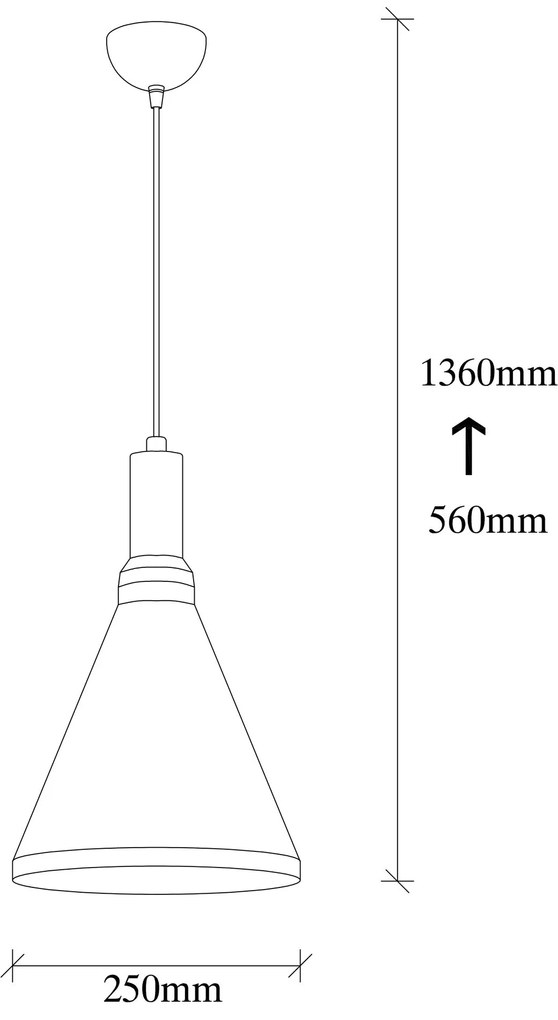 Chandelier Berceste – Preto – 25 x 25 cm