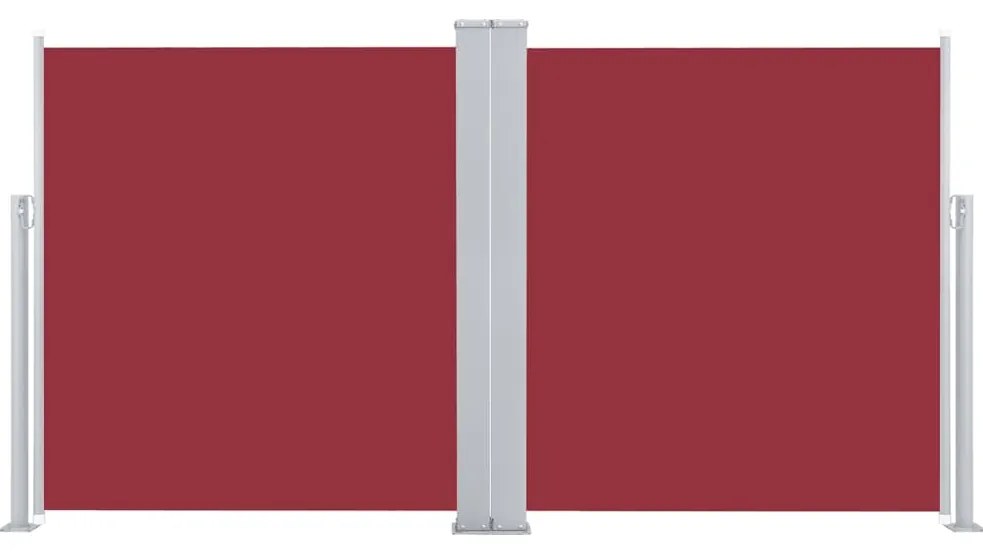Toldo lateral retrátil 160x600 cm vermelho