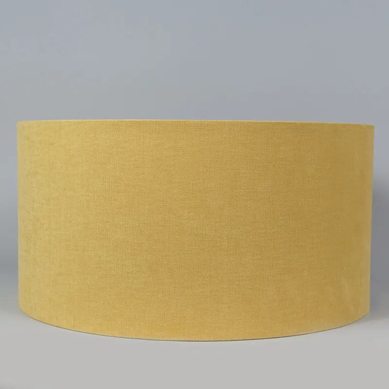 Abajur de tecido amarelo 50/50/25 Moderno
