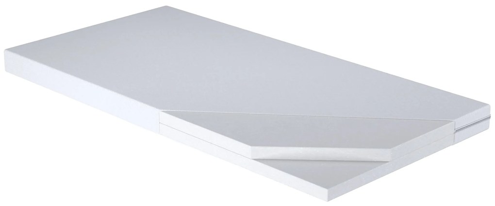 Cama infantil dupla Emma II branca 160x80 - colchão e estrado incluído