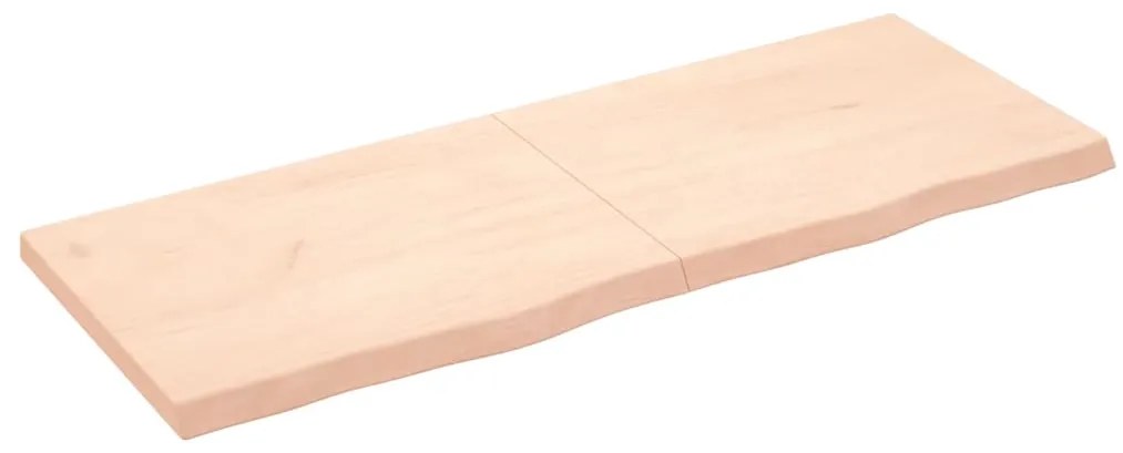 Prateleira de parede 160x60x(2-6)cm carvalho maciço não tratado