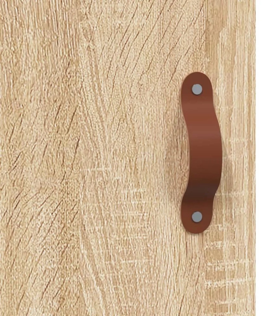 Aparador 34,5x34x90 cm madeira processada cor carvalho sonoma