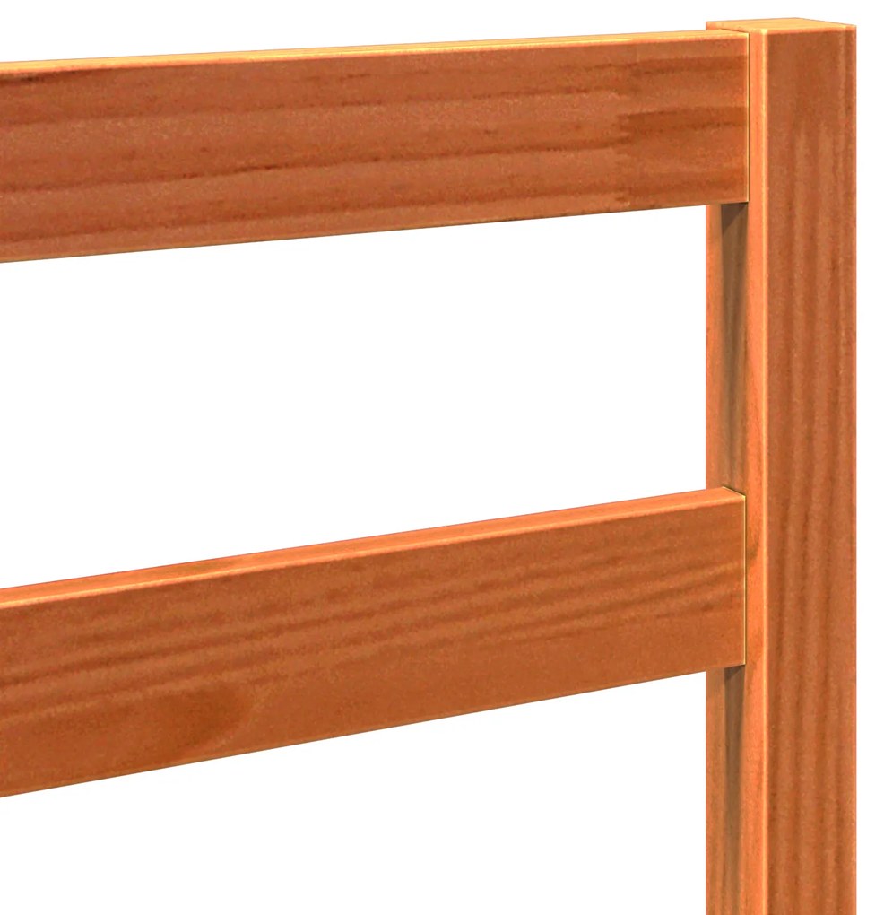 Cabeceira de Cama com cabeceira Castanho-mel 80.5 x 4 x 104 cm