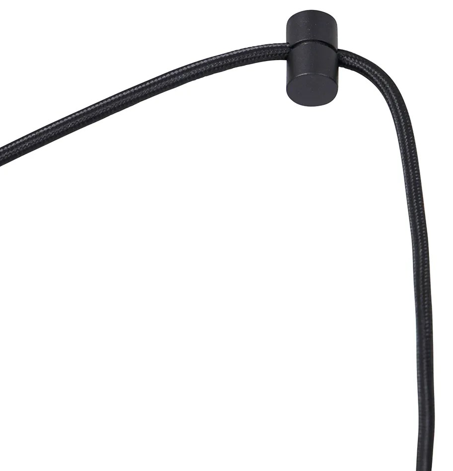 Candeeiro de suspensão moderno dourado com ficha incl. lâmpada LED regulável - Cavalux